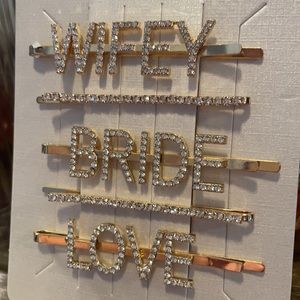 Gold (fake) Wedding Hair accessories Bridal party